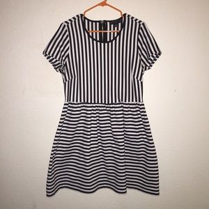 Forever 21 Striped Skater Dress