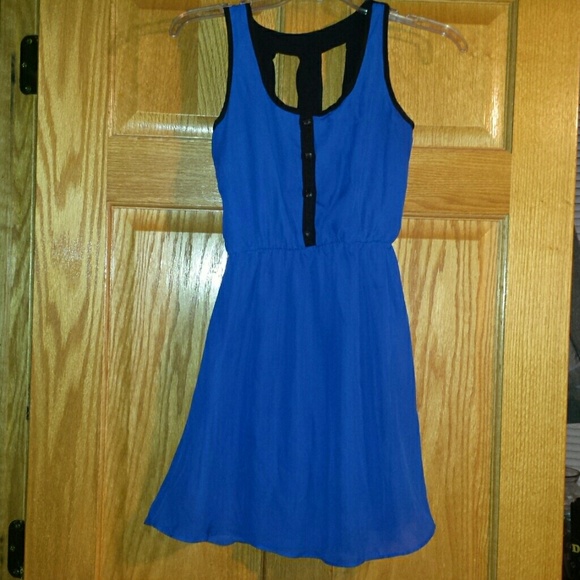 Blue dress