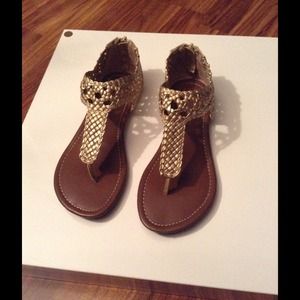 Gold Candies Sandals