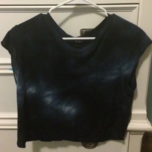 Brandy Melville Blue/White Crop Top