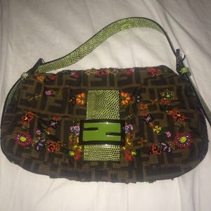 Snakeskin Fendi Shoulder Bag