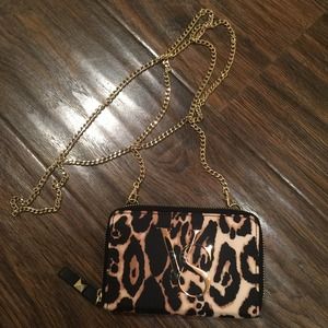 Victoria's Secret mini leopard purse or wallet