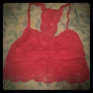 Lace racerback bralette