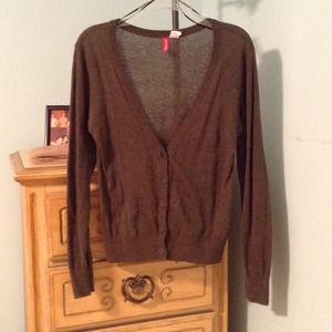 Dark green cardigan