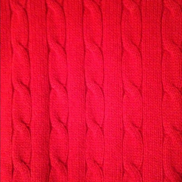 Red cashmere sweater - Picture 2 of 3