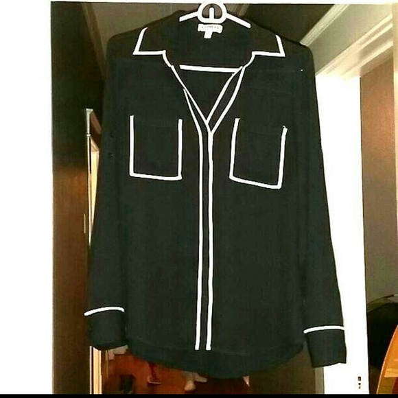 Express button up blouse