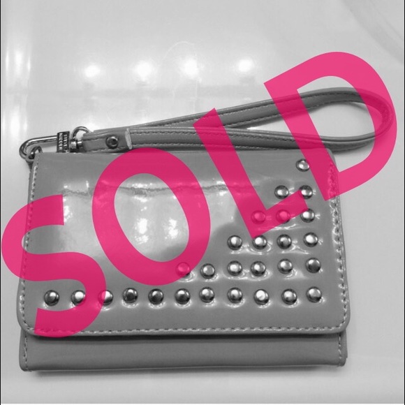 Steve Madden Tan Mini Wristlet