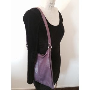 Purple vintage handbag