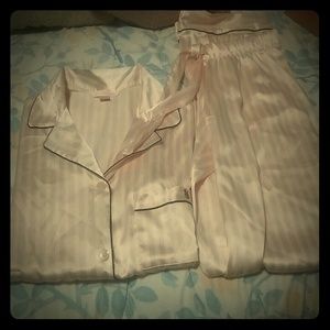 Victoria's Secret satin pajama set NWOT