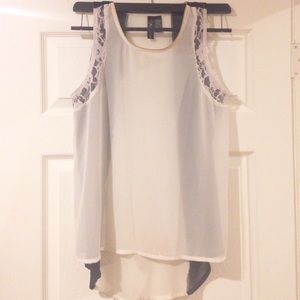 Black & white tank top