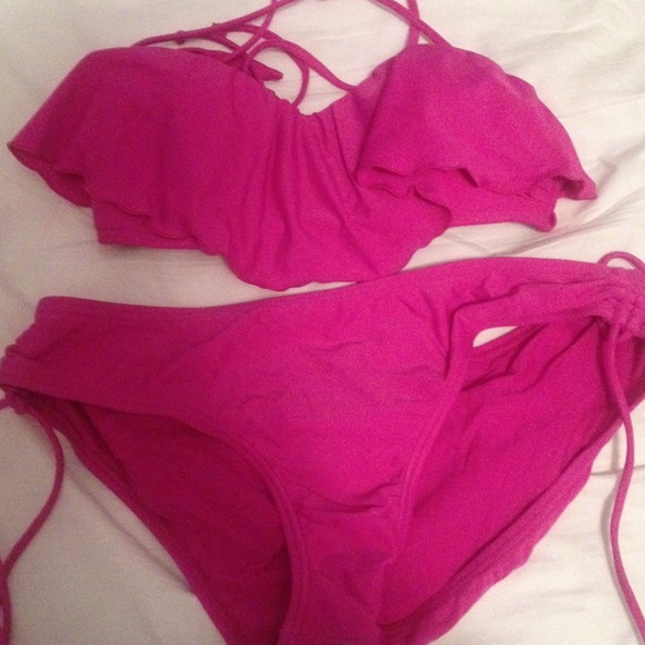 Flowy purple bikini