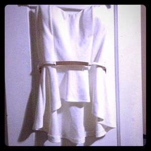 A white strapless top very cute in good condition