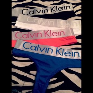 Never worn! - Calvin Klein Thong BUNDLE