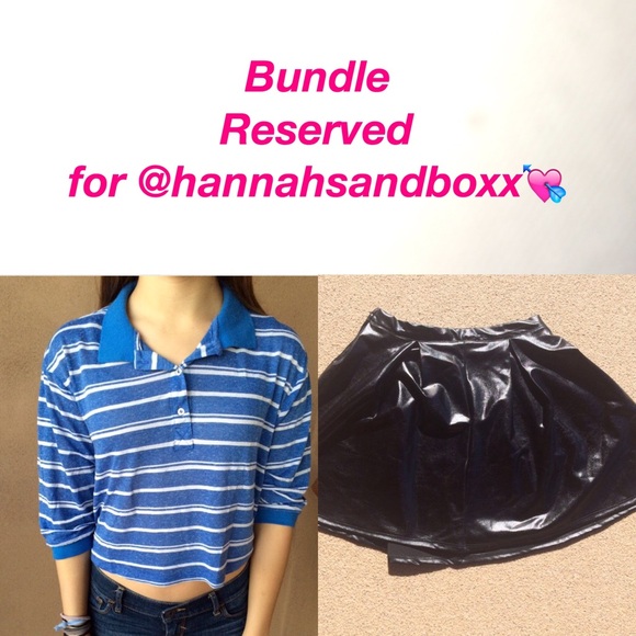 BUNDLE CROP TOP & SKIRT🌸