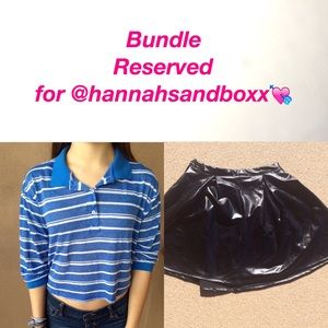 BUNDLE CROP TOP & SKIRT🌸