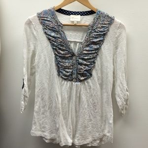 Anthropologie long sleeved tee. Size small