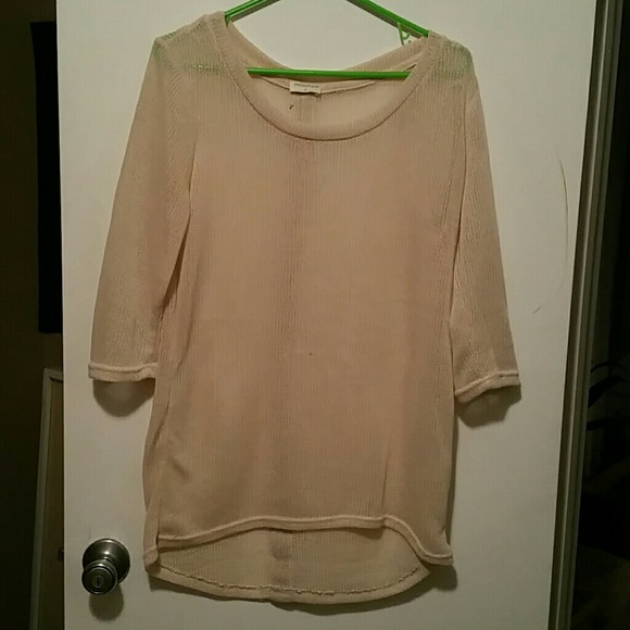 Long button back high low shirt