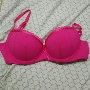 Sexy hot pink bra