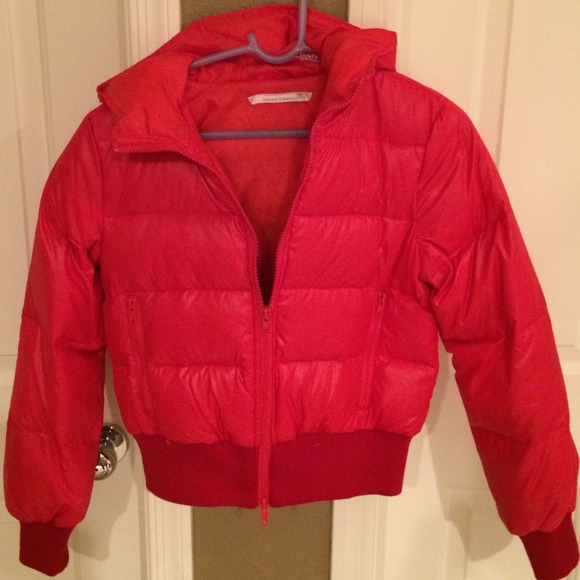 Down winter jacket with hoodie!