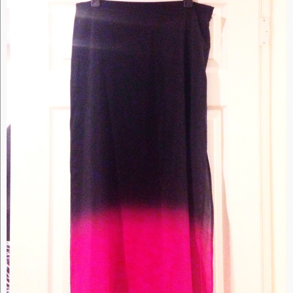 Black and pink skirt