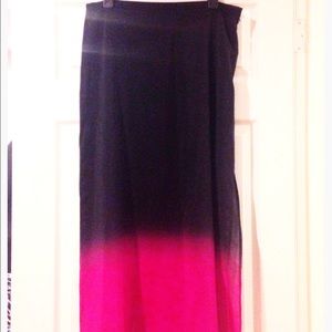 Black and pink skirt