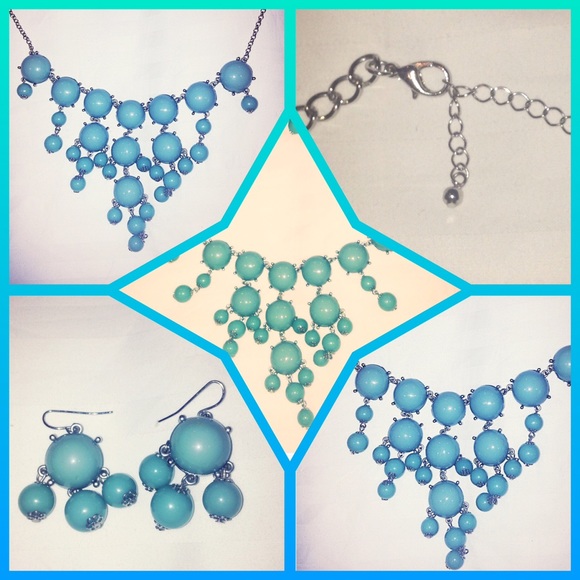 Necklace and earring set.