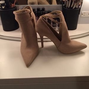 Size 6.5 tan heels from Forever21 NWOT