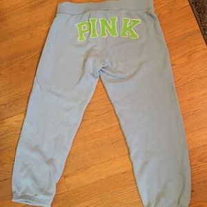 PINK Capri length sweat pants!