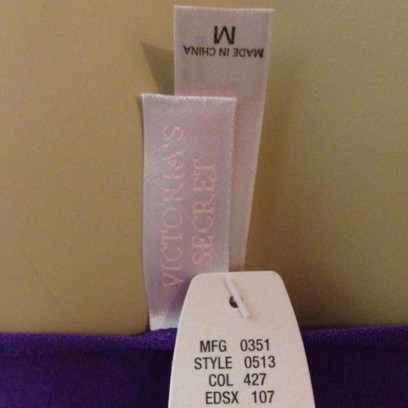 Rhinestone peacock feather purple tank top - Picture 4 of 4