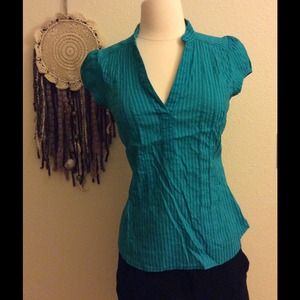 Teal short sleeve T-shirt