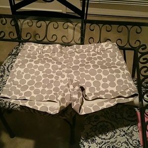 White shirts with grey polka dots from J Crew