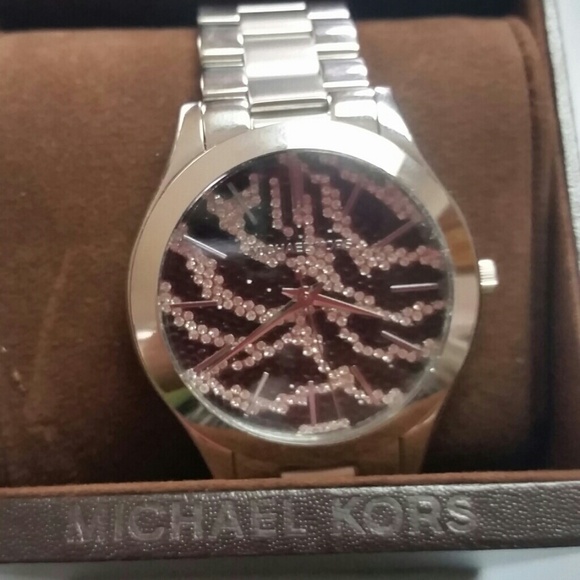 Michael kors zebra woman's watch