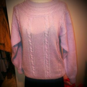 Alicia pastel purple 100% acrylic sweater