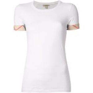 Burberry Classic Check Print Sleeve TShirt