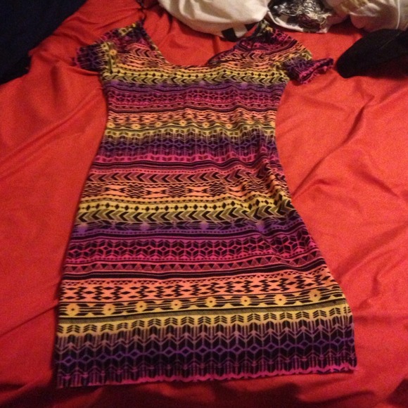 Bodycon dress. Fun design. :)