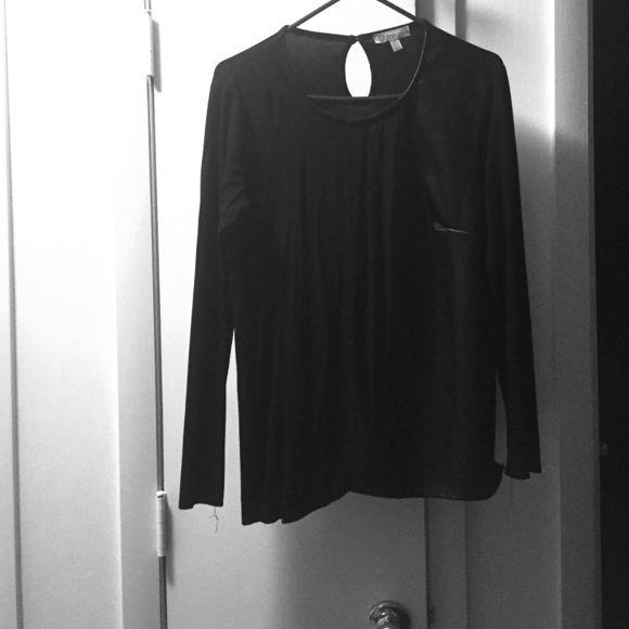 Sleek Democracy faux leather comfy shirt - Picture 1 of 1