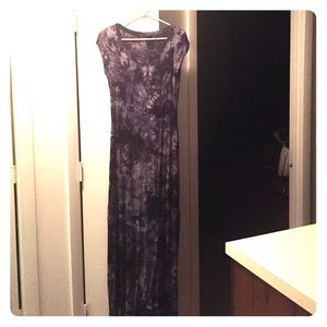 Romeo & Juliet S/S Navy tie- dye Maxi