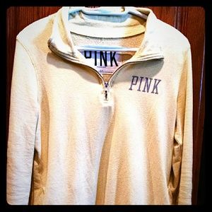 Yellow quarter zip sweatshirt
