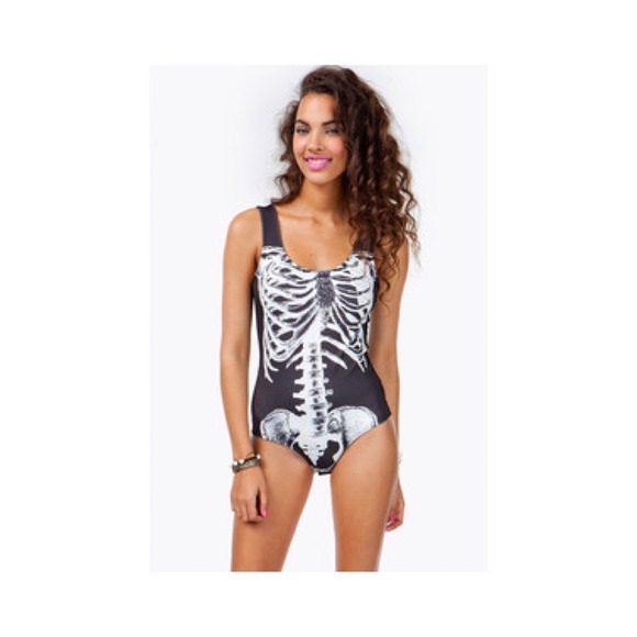Boutique Culture skeleton bodysuit