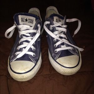Navy Blue Converse