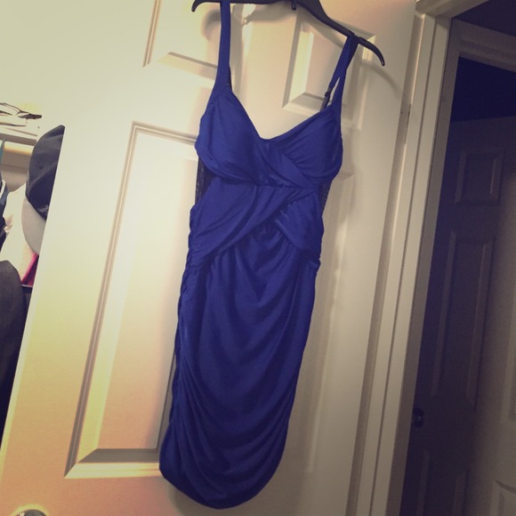 Royal Blue Bebe Dress