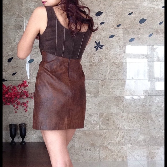 🌷BUNDLED🌷🎉HP🎉✨ Suede Faux Leather Brown Boho - Picture 3 of 4