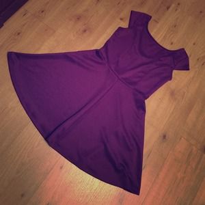 Purple skater dress. Never worn. No tags.