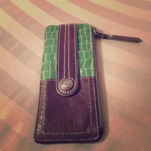 Fossil Leather Card Holder/Small Wallet