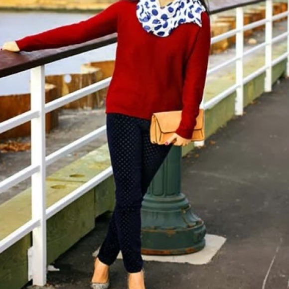 ✨SALE✨J. Crew toothpick velvet pants - Picture 2 of 4