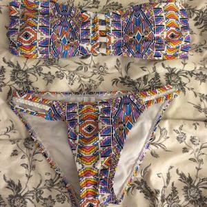 Forever 21 Tribal Bikini 🌞