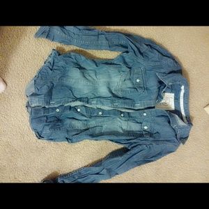 Button Up Denim Shirt