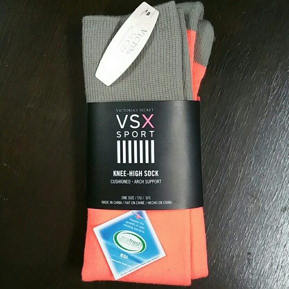 Florescent Orange Knee High Socks [VSX Sport]
