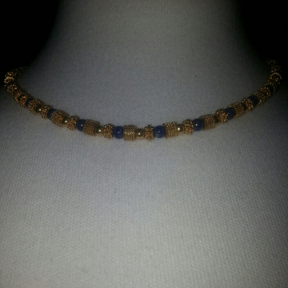 Jacqueline Kennedy  lapizlasuli necklace