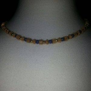 Jacqueline Kennedy  lapizlasuli necklace